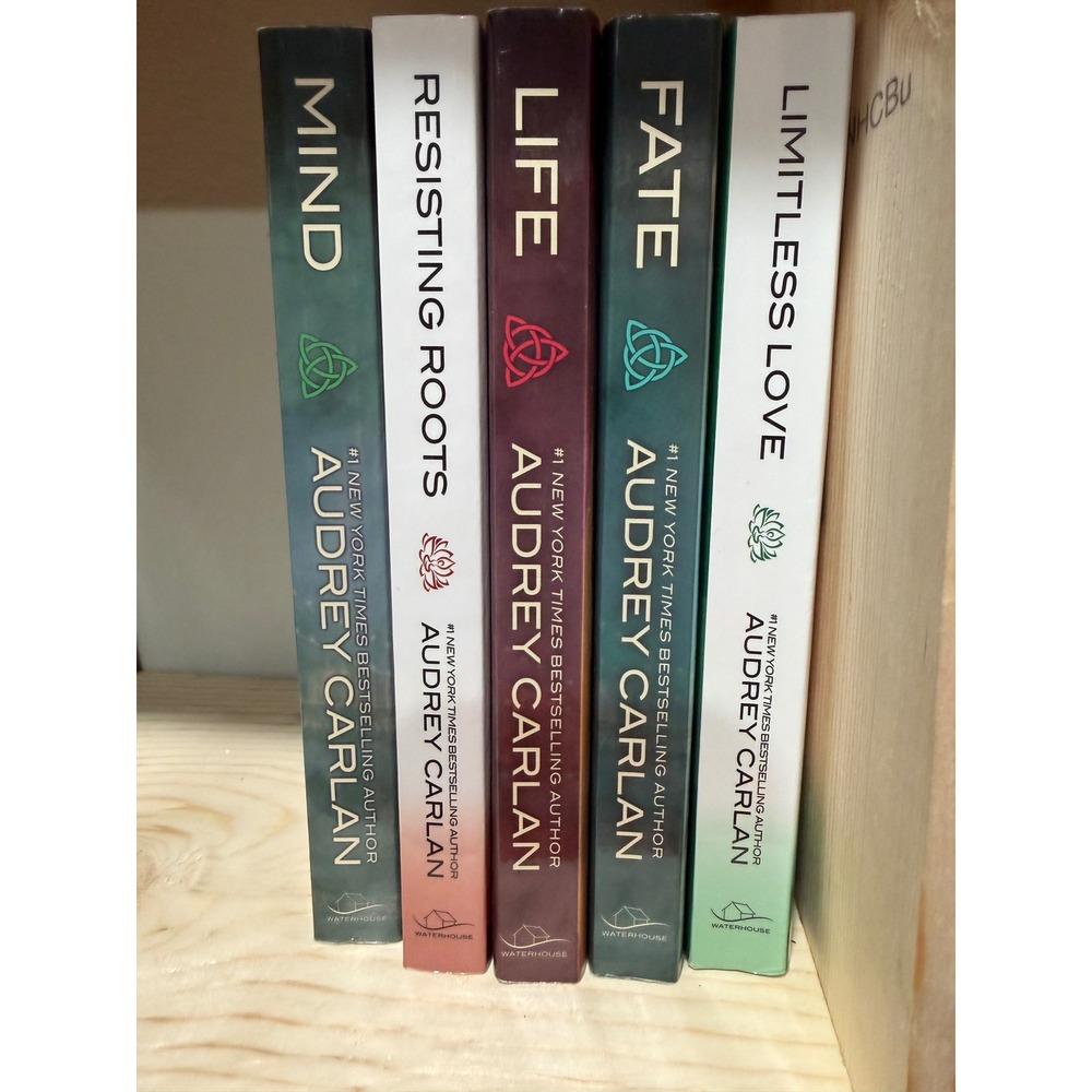 Audrey Carlan Trinity Series 5 Books Body Mind Soul Life Fate Paperback Romance
